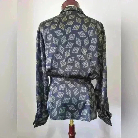 JONES  NEW YORK vintage blouse. Size 6 - Picture 6 of 8